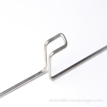 Heat-resistant furnace anchors for lining furnaces
